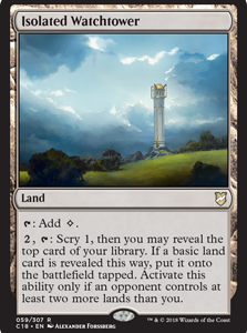 Isolated Watchtower - Commander 2018-(059)