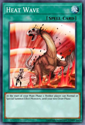 Heat Wave - (Quarter Century Secret Rare)- (Quarter Century Bonanza) - (RA03-EN058)