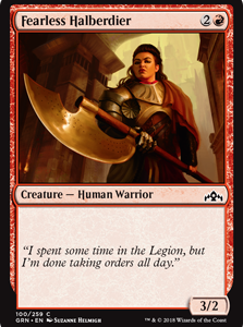 Fearless Halberdier - Guilds of Ravnica-(100)