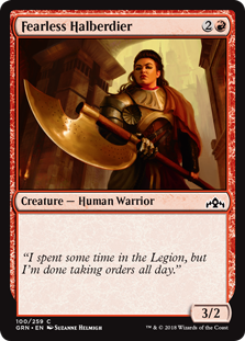 Fearless Halberdier - Guilds of Ravnica-(100)