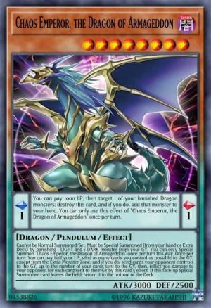 Chaos Emperor, the Dragon of Armageddon - (Battles of Legend: Chapter 1) - (BLC1-EN026) - (Ultra Rare)
