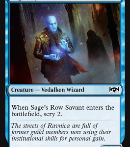 Sage's Row Savant - Ravnica Allegiance-(049)