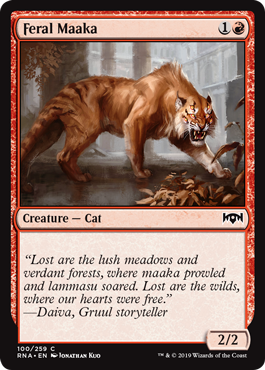 Feral Maaka - Ravnica Allegiance-(100)