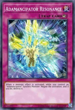 Adamancipator Resonance - (Secret Slayers) - (SESL-EN013) - (Super Rare)