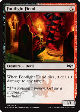 Footlight Fiend - Ravnica Allegiance-(216)