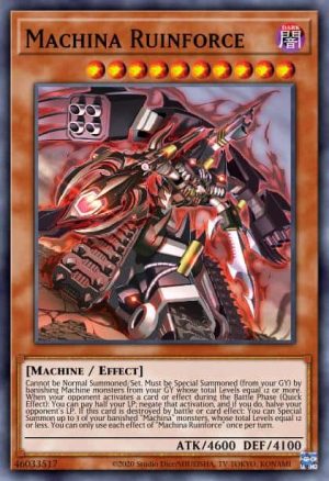 Machina Ruinforce - (Burst of Destiny) - (BODE-EN028) - (Ultra Rare)