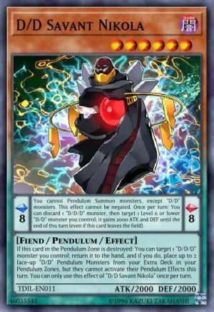 D/D Savant Nikola - (2017 Mega-Tin Mega Pack) - (MP17-EN066) - (Common)