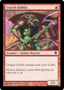 Crazed Goblin - Darksteel-(056)