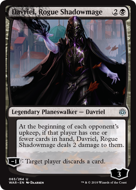 Davriel, Rogue Shadowmage - War of the Spark-(083)