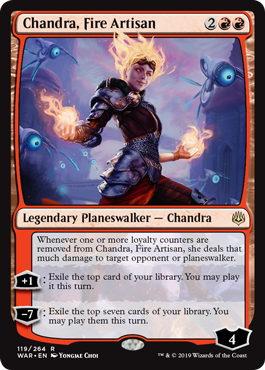Chandra, Fire Artisan - War of the Spark-(119)