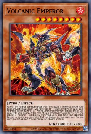 Volcanic Emperor - (Legendary Duelists: Soulburning Volcano) - (LD10-EN018) - (Ultra Rare)