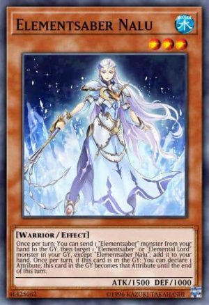 Elementsaber Nalu - (Flames of Destruction) - (FLOD-EN021) - (Super Rare)