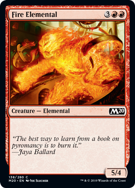 Fire Elemental - Core Set 2020-(138)