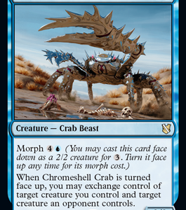 Chromeshell Crab - Commander 2019-(081)