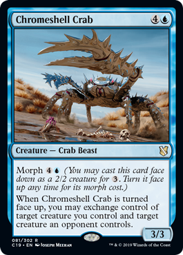 Chromeshell Crab - Commander 2019-(081)