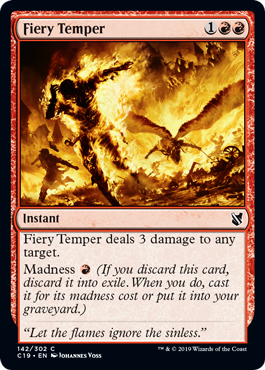 Fiery Temper - Commander 2019-(142)