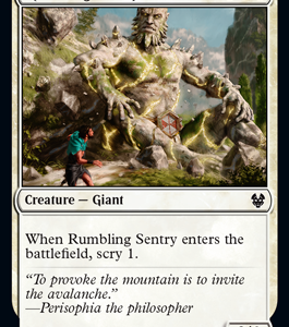Rumbling Sentry - Theros Beyond Death-(035)