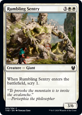 Rumbling Sentry - Theros Beyond Death-(035)