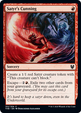 Satyr's Cunning - Theros Beyond Death-(152)
