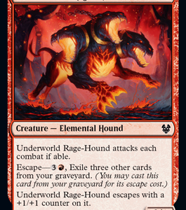 Underworld Rage-Hound - Theros Beyond Death-(163)
