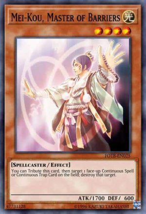 Mei-Kou, Master of Barriers - (Force of the Breaker) - (FOTB-EN025) - (Common)