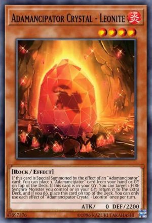 Adamancipator Crystal - Leonite - (Secret Slayers) - (SESL-EN004) - (Super Rare)