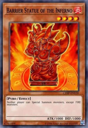 Barrier Statue of the Inferno - (Cyberdark Impact) - (CDIP-EN020) - (Common)