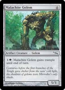 Malachite Golem - Mirrodin-(202)