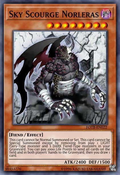 Sky Scourge Norleras - (Force of the Breaker) - (FOTB-EN022) - (Super Rare)