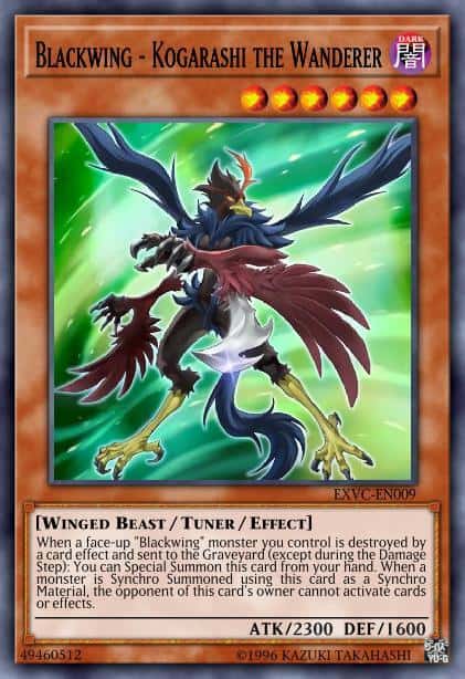Blackwing - Kogarashi the Wanderer - (Extreme Victory) - (EXVC-EN009) - (Ultra Rare)
