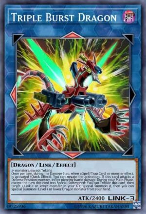Triple Burst Dragon - (Extreme Force) - (EXFO-EN044) - (Ultra Rare)