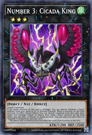 Number 3: Cicada King - (Battles of Legend Armageddon) - (BLAR-EN028) - (Ultra Rare)