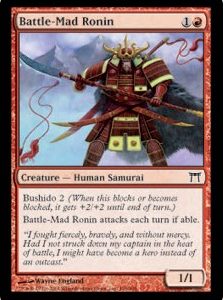 Battle-Mad Ronin - Champions of Kamigawa-(156)