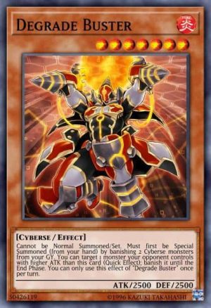 Degrade Buster - (Flames of Destruction) - (FLOD-EN005) - (Super Rare)