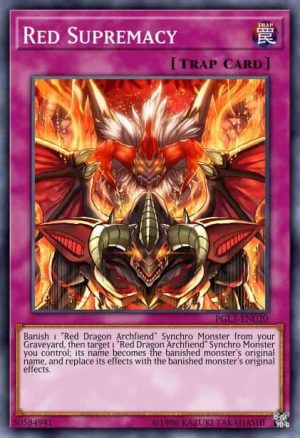Red Supremacy - (Premium Gold Infinite Gold) - (PGL3-EN020) - (Gold Secret Rare)