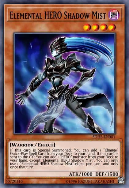 Elemental HERO Shadow Mist - (Legendary Hero Decks) - (LEHD-ENA15) - (Common)