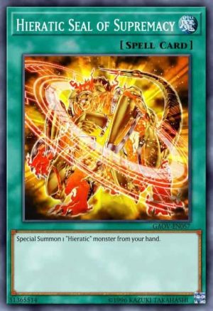 Hieratic Seal of Supremacy - (Galactic Overlord) - (GAOV-EN057) - (Common)