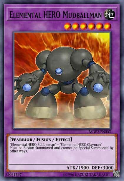 Elemental HERO Mudballman - (LC 2 The Duel Academy Years Mega Pack) - (LCGX-EN053) - (Super Rare)