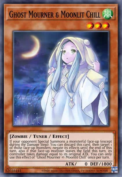 Ghost Mourner & Moonlit Chill - (Maximum Gold El Dorado) - (MGED-EN023) - (Premium Gold Rare)