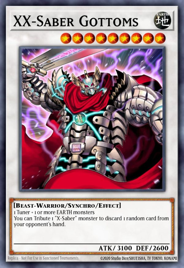 XX-Saber Gottoms - (Platinum Secret Rare)- (Quarter Century Bonanza) - (RA03-EN226)