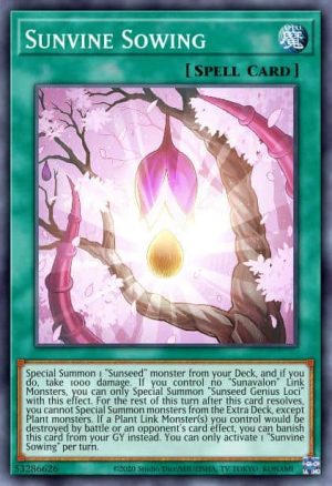 Sunvine Sowing - (Burst of Destiny) - (BODE-EN065) - (Super Rare)
