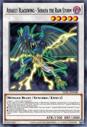 Assault Blackwing - Sohaya the Rain Storm - (2017 Mega-Tin Mega Pack) - (MP17-EN096) - (Common)