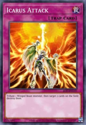 Icarus Attack - (Premium Gold) - (PGLD-EN080) - (Gold Rare)