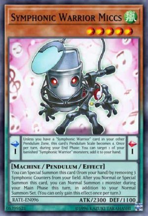 Symphonic Warrior Miccs - (2017 Mega-Tin Mega Pack) - (MP17-EN238) - (Common)