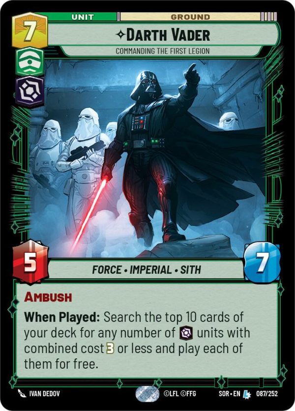 Darth Vader - Commanding the First Legion - Spark of Rebellion (SOR)