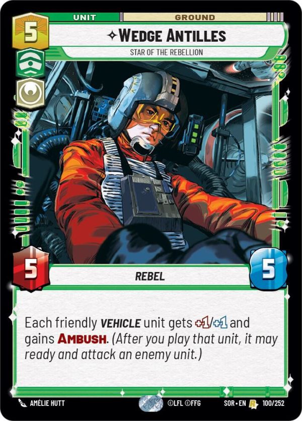 Wedge Antilles - Star of the Rebellion - Spark of Rebellion (SOR)