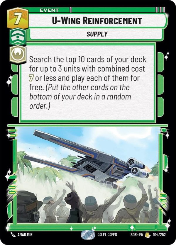 U-Wing Reinforcement - Spark of Rebellion (SOR)