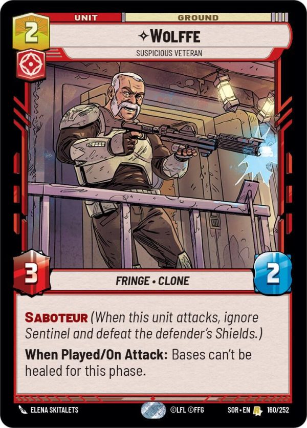 Wolffe - Suspicious Veteran - Spark of Rebellion (SOR)