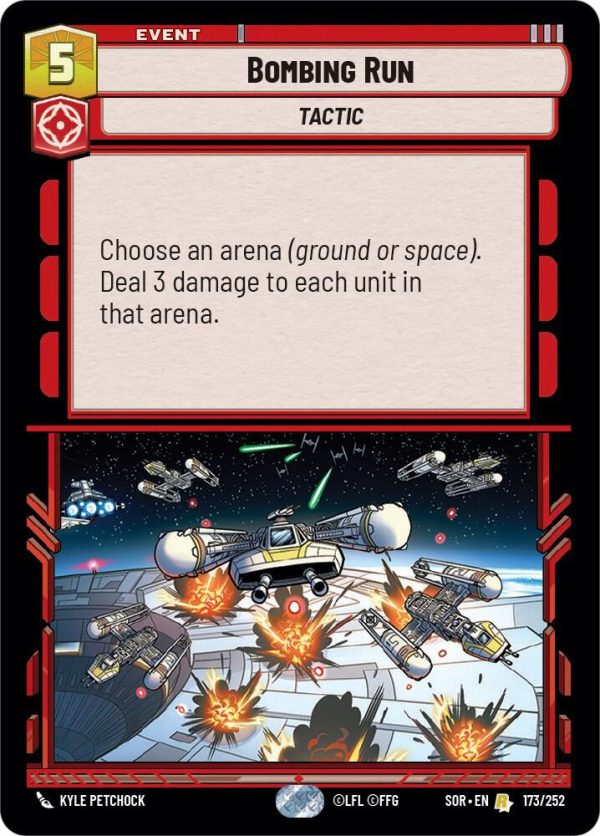 Bombing Run - Spark of Rebellion (SOR)