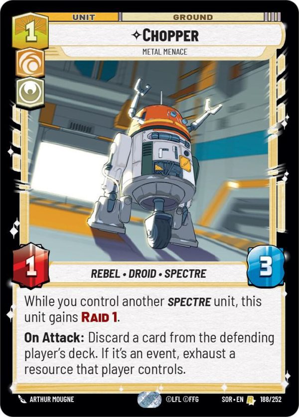 Chopper - Metal Menace - Spark of Rebellion (SOR)